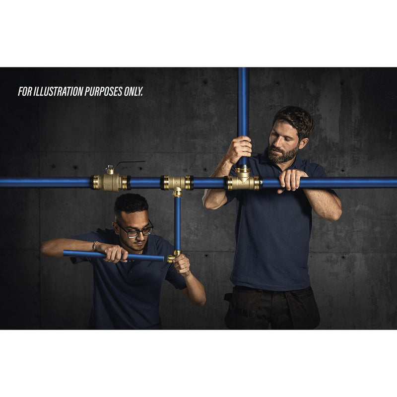 Sealey SharkBiteï Straight Adaptor 22mm x 3/4"BSPT Brass SBA22BSA Sealey - Dynamic Drive