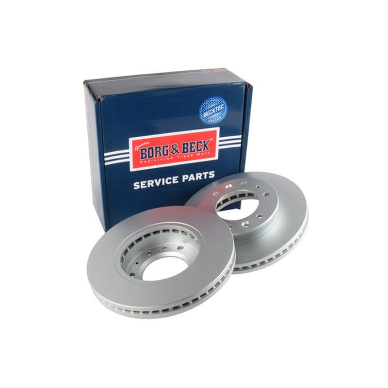 Borg & Beck Front & Rear Brake Discs & Pads fits Ford Ranger 2018-2019 2.0