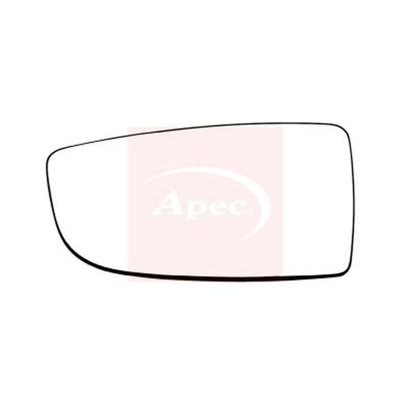 Apec Exterior Wing Mirror Glass Left fits Ford Transit V363 2013-2025 2.0 2.2