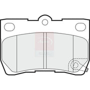 Apec Rear Brake Pad Set fits Lexus Gs 2005-2011