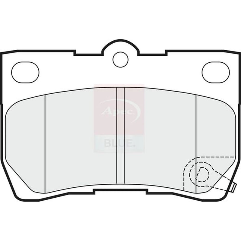 Apec Rear Brake Pad Set PD3335