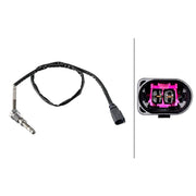 Hella Exhaust Gas Temperature Sensor before exhaust turbocharger fits Audi A3