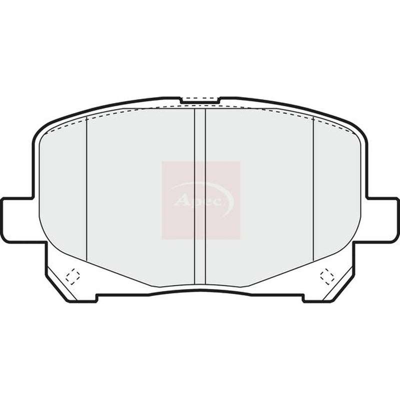 Apec Front Brake Pad Set PAD1212