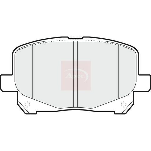 Apec Front Brake Vented Discs & Pads fits Toyota Estima II 2000-2006 2.0 2.4