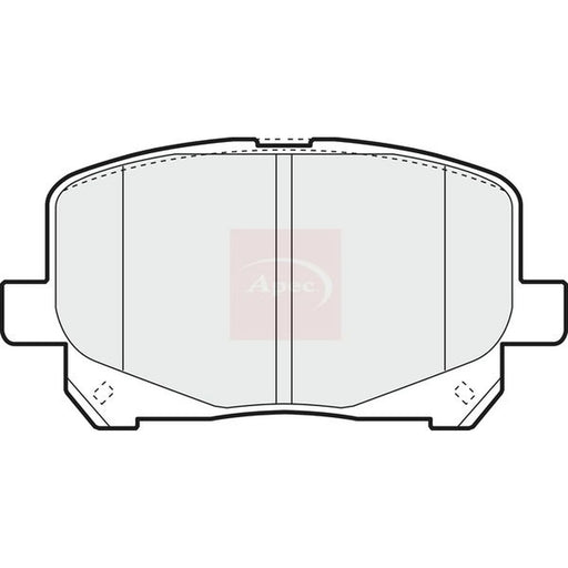 Apec Front Brake Pad Set PAD1212