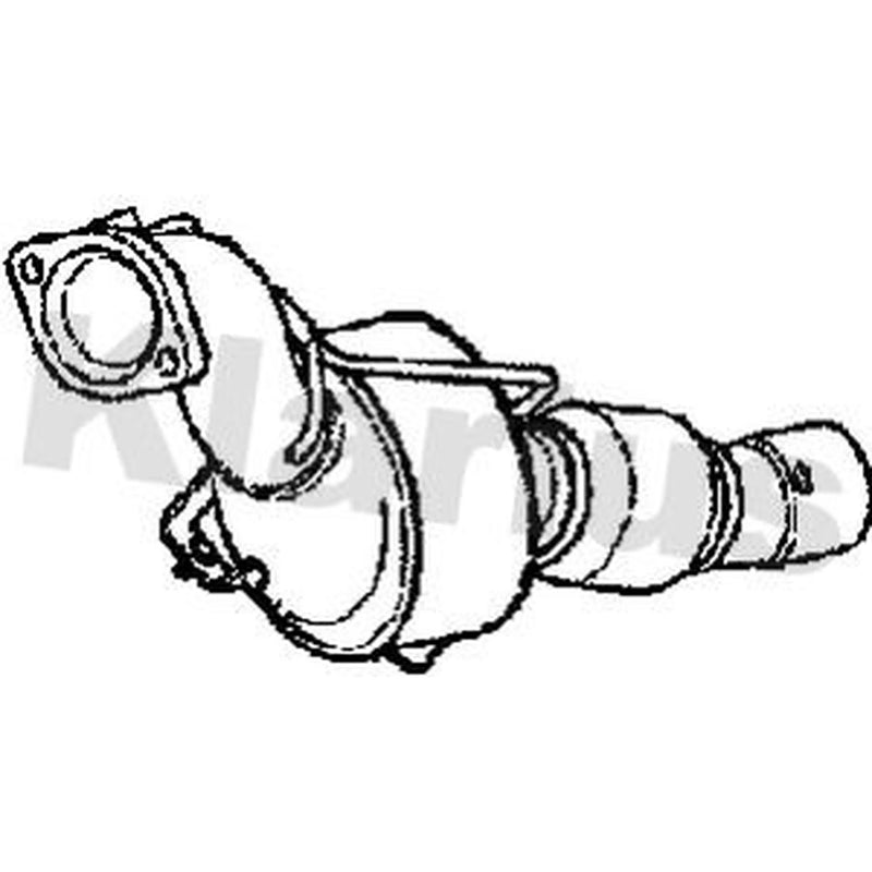 Klarius Catalyst Type Approved With Pipe Front fits BMW 5 2005-2009