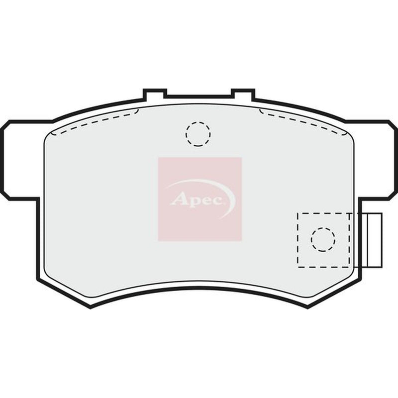 Apec Rear Brake Solid Discs & Pads fits Suzuki Swift III 2006-2015 1.6