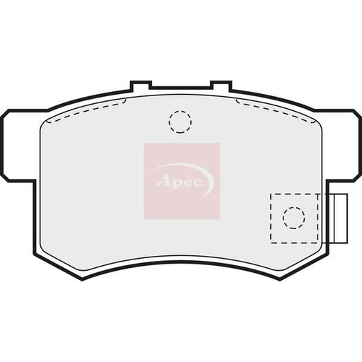 Apec Rear Brake Solid Discs & Pads fits Suzuki Swift III 2006-2015 1.6