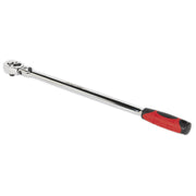 Sealey Ratchet Wrench Flexi-Head Extra-Long 455mm 3/8"Sq Drive AK6697 Sealey - Dynamic Drive