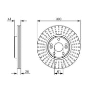 Bosch Front Brake Vented Discs & Pads fits Renault Scénic I 2000-2003 1.9 2.0