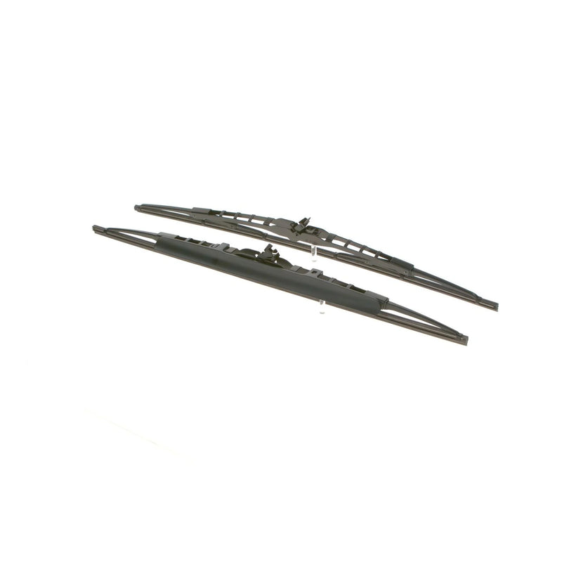 Bosch Front & Rear Super Plus Wiper Blade Set fits VW Polo 1999-2001