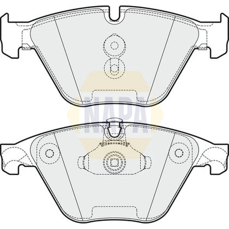 NAPA Front Brake Pad Set NBP1157