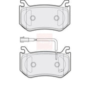 Apec Rear Brake Pad Set PD3888