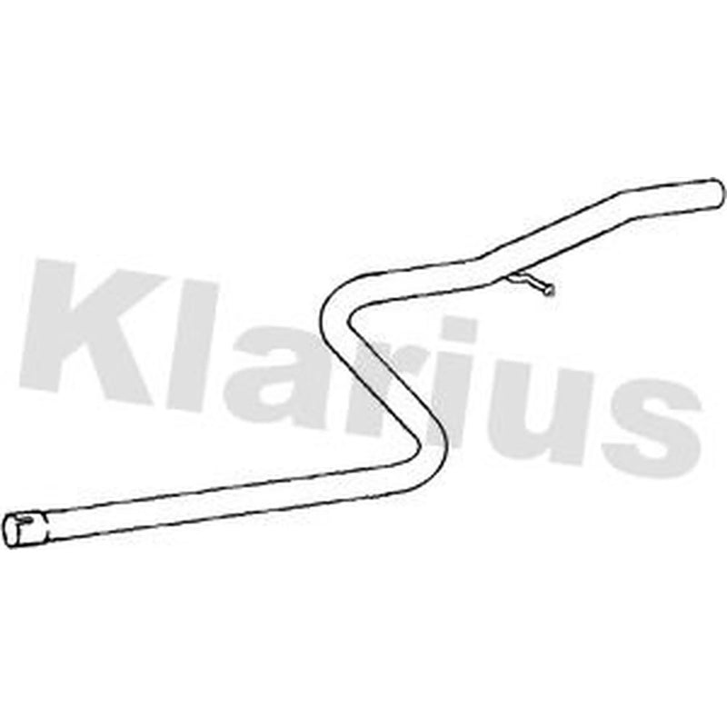 Klarius Exhaust Pipe OD fits Fiat Doblo 2001 on 1.9
