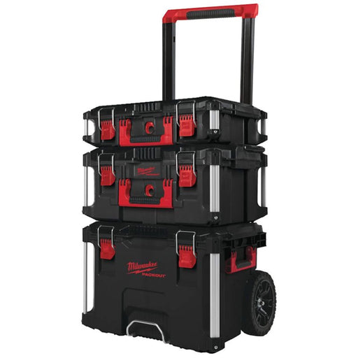 Milwaukee 4932464244 PACKOUT Trolley Set, 3 Piece, Black Milwaukee - Dynamic Drive