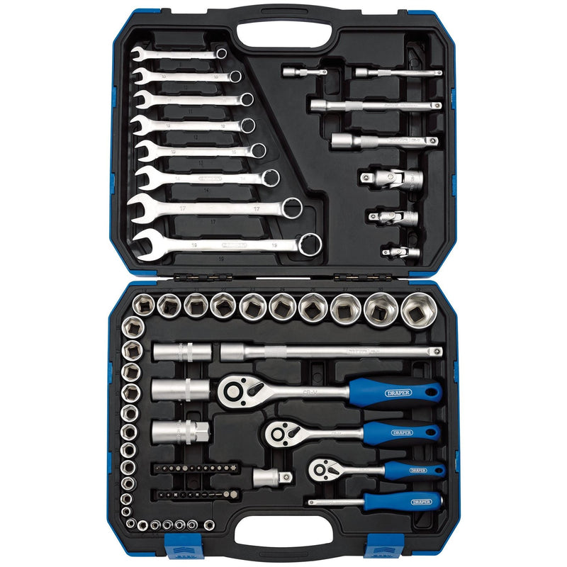 Draper Metric Tool Kit, 1/4", 3/8" and 1/2" Sq. Dr. (75 Piece) 16364 Draper - Dynamic Drive