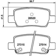 Mintex Rear Brake Pad Set MDB4426
