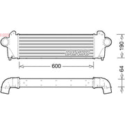 Denso Intercooler (Charge Air Cooler) DIT12005