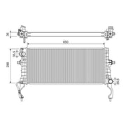 Valeo Engine Radiator 701310