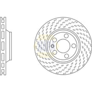 NAPA Front Brake Discs & Pads fits Porsche Cayenne 2010-2018 3.0 3.6 4.2 4.8