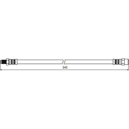 NAPA Brake Hydraulic Hose Line Rear NBH1157