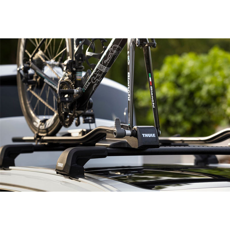 Thule Fast Ride roof bike rack fork mount black Roof Bike Rack Thule - Bars 4 Cars