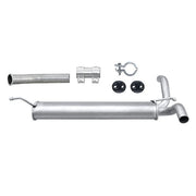Hella End Silencer Rear fits Citroën C1 2005-2014 1.0