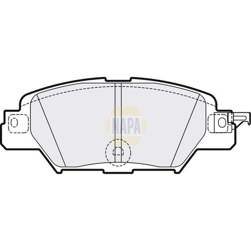 NAPA Rear Brake Pad Set fits Mazda CX-5 2011-2024 2.0 2.2 2.5