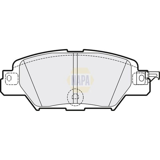 NAPA Rear Brake Pad Set NBP1640