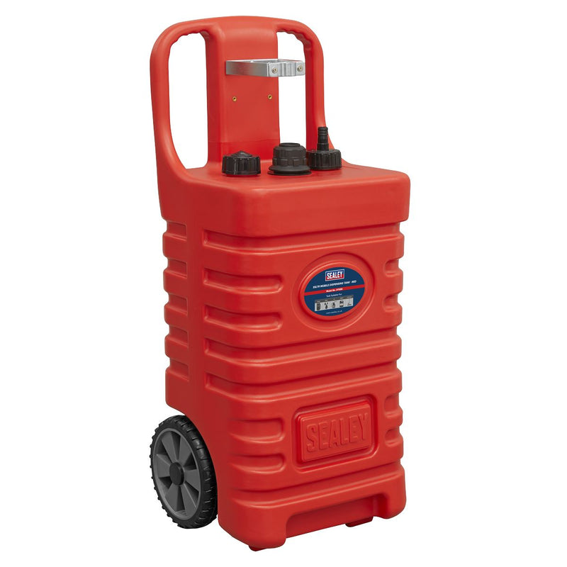 Sealey Mobile Dispensing Tank 55L - Red DT55R Sealey - Dynamic Drive