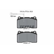 Textar Front Brake Pad Set 2375701