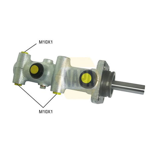 NAPA Brake Master Cylinder Hydraulic Assembly fits Citroën C25 1981-1994