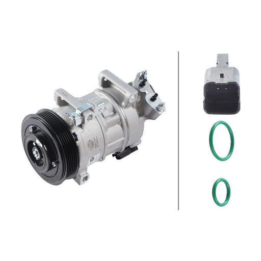 Hella Air Conditioning Compressor fits Citroën Berlingo Box Body 2009-2018 1.6