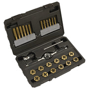 Sealey Premier Hexagonal Tap & Die Set 26 Piece - Imperial - Titanium Coated