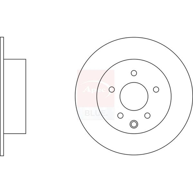 Apec Front & Rear Brake Discs & Pads fits Nissan Juke 2010-2019 1.6
