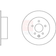 Apec Front Vented & Rear Vented Brake Discs & Pads fits Nissan Tiida 2013 on 1.6
