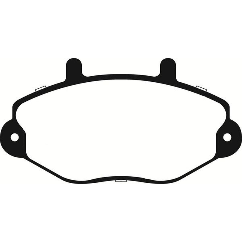 Abtex Front Brake Pad Set fits Ford Transit 1991-2000 2.0 2.5
