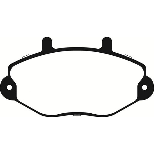 Abtex Front Brake Pad Set fits Ford Transit 1991-2000 2.0 2.5