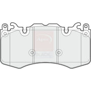 Apec Black Front Brake Pad Set fits Land Rover Defender Station 2020-2021
