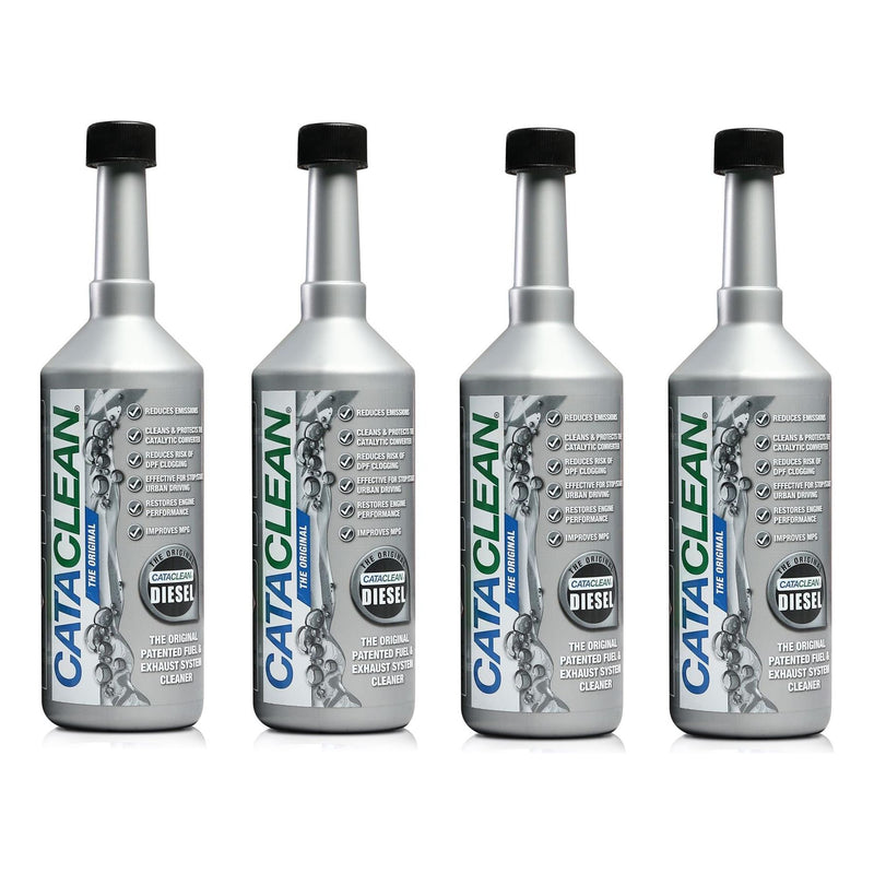 4x Cataclean Diesel 8 in 1 Complete Fuel & Exhaust Catalytic Converter Cleaner Cataclean  - Dynamic Drive