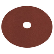 Sealey Fibre Backed Disc115mm 60Grit Pack of 25 WSD4560 Sealey - Dynamic Drive