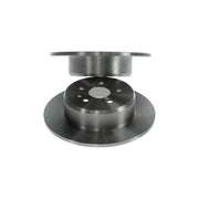 Bosch 2 x Solid Rear Brake Discs 0986479243-x2