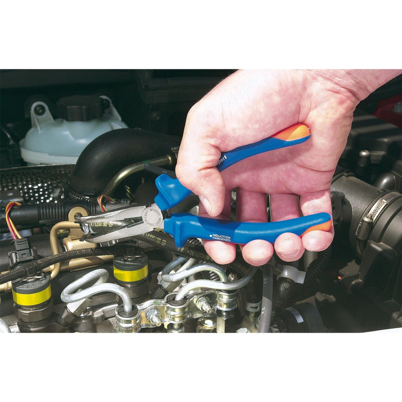 Draper Heavy Duty Soft Grip Bent Nose Pliers, 200mm 68889 Draper - Dynamic Drive