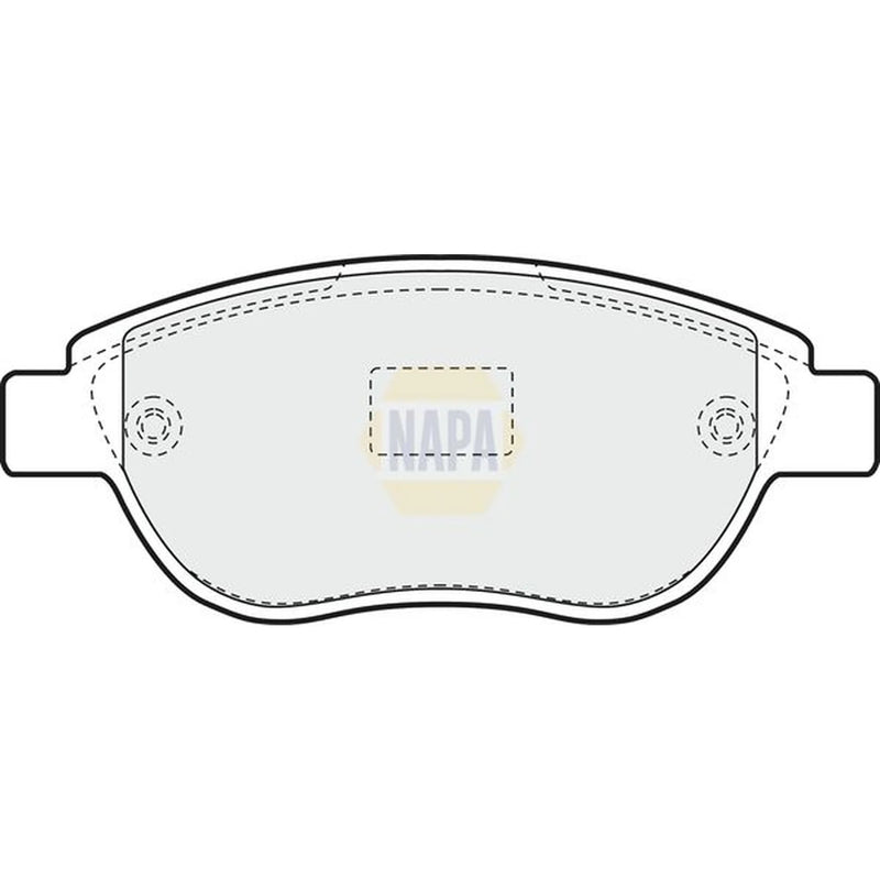 NAPA Front & Rear Pads fits Citroën Xsara Picasso 1999-2012 1.6 2.0
