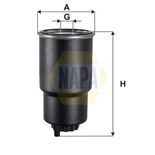 NAPA Fuel Filter Element fits Mazda 2 2014 on 1.5