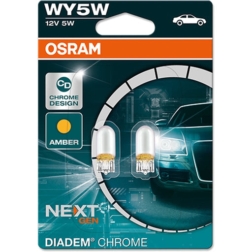 Osram DIADEM CHROME Indicator light WY5W 2827DC-02B nearly invisible when turned Osram  - Dynamic Drive