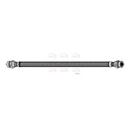 Apec Brake Hydraulic Hose Line Rear Left fits Kia Sorento I 2002-2011