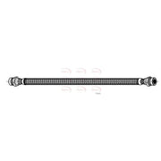 Apec Brake Hydraulic Hose Line inner HOS4495