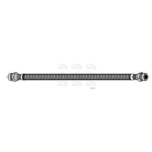 Apec Brake Hydraulic Hose Line Rear Left fits Kia Sorento I 2002-2011