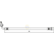 NAPA Brake Hydraulic Hose Line outer NBH1287